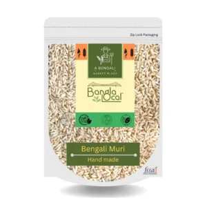 Bengali Muri 500g - Sourced from West Bengal | No sand and Mild Salty | Puffed Rice | No additives - Healthy Snack