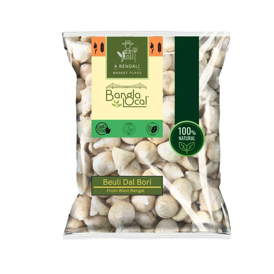 Beuli Dal Bori 200g - 100% Beuli Dal (No Rice Powder) | Medium Size | Premium Quality