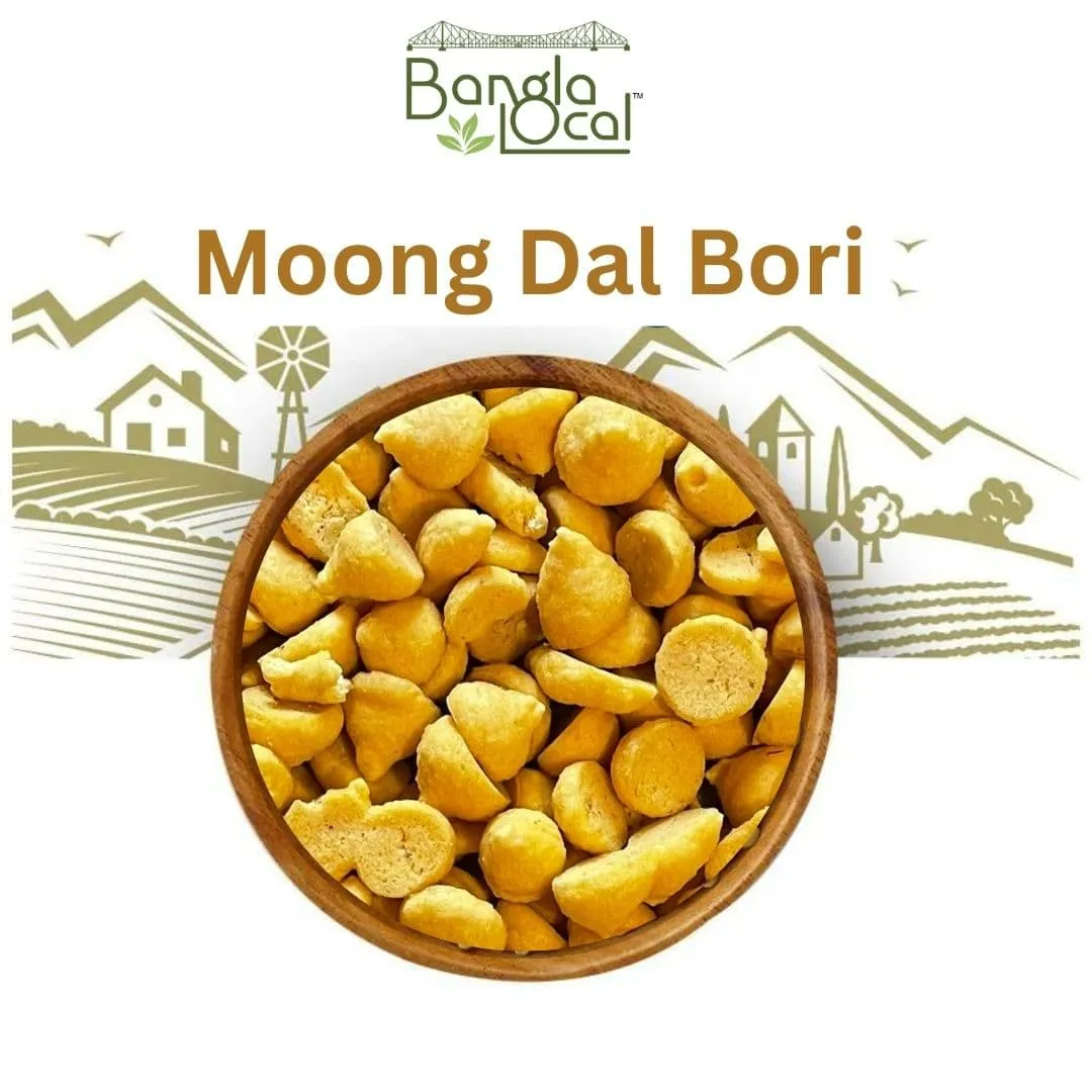 Moong Dal Bori 200g | 100% Moong Dal (0% Additives) | Medium Size - Image 3