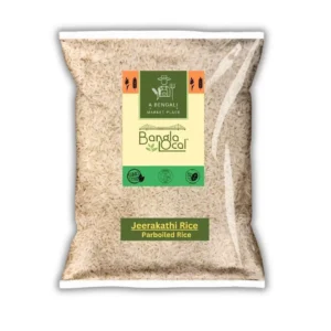 Jeerakathi Rice Husking - Parboiled (Sheddho Chaal) | 50% less carb | No Additives