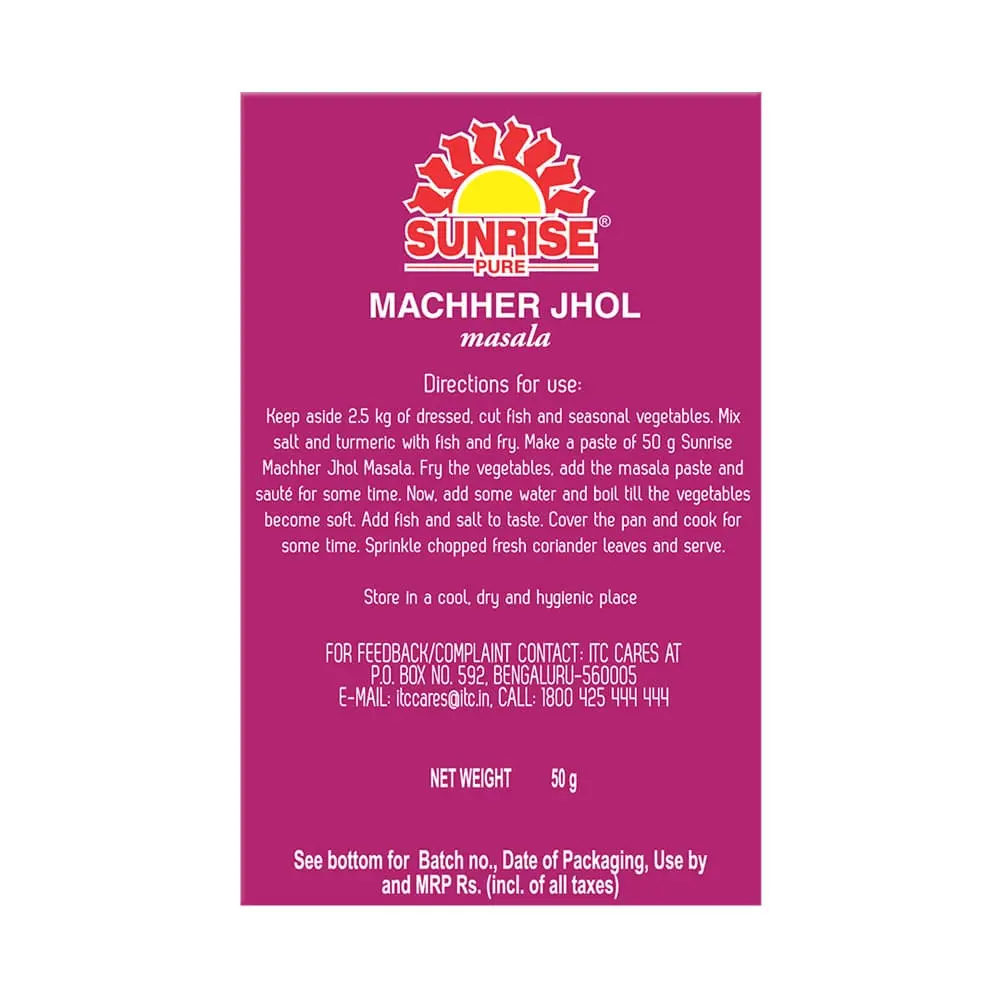 Sunrise Macher Jhol Masala 50g - Image 2